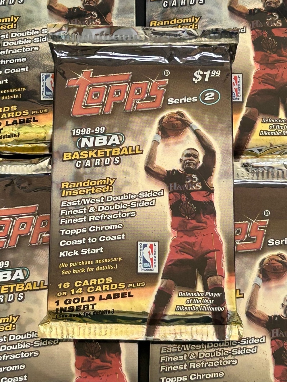 1998-99 Topps Sealed Jumbo Pack - Find Jordan & Kobe refractors